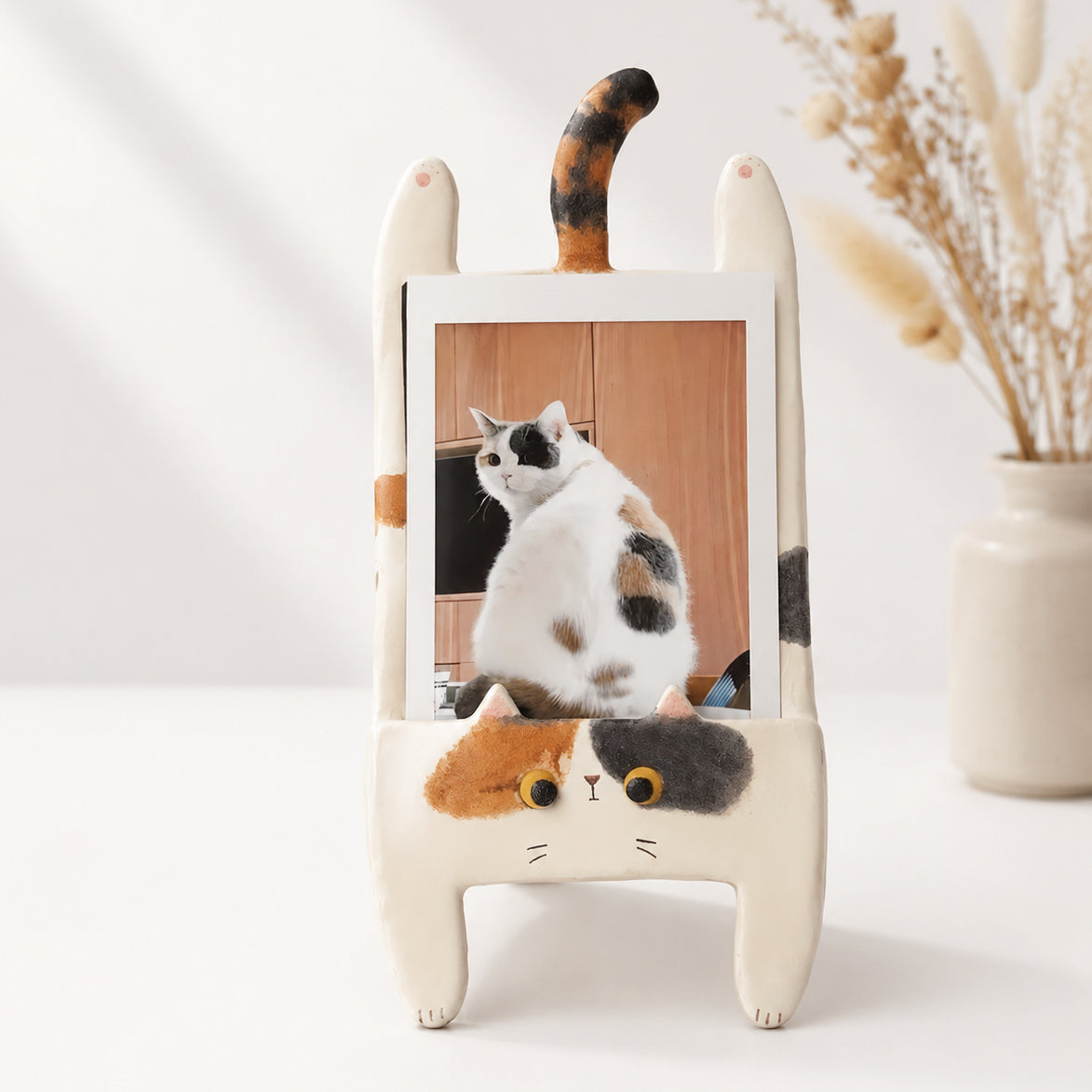 Personalized Pet Photo Frame - Hand-painted Pet Memorial Desktop for Birthday Gift