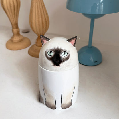 Custom Ceramic Cat Urn – Handcrafted Memorial for Cat