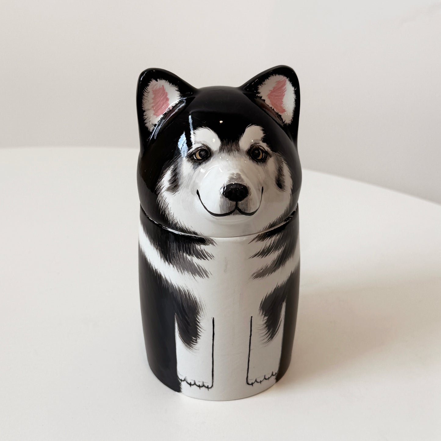 Custom Ceramic Dog Ashes Urn - Pet Keepsake Memorial Urn for Pet
