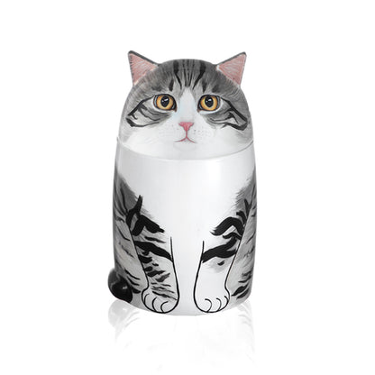 Custom Hand-Painted Cat Memorial Urn - Honor Your Pet’s Memory