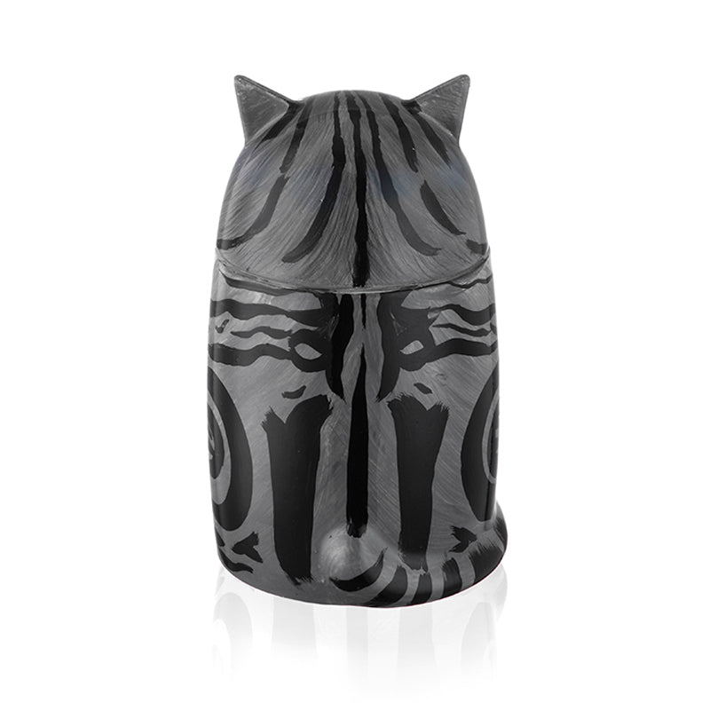 Custom Hand-Painted Cat Memorial Urn - Honor Your Pet’s Memory