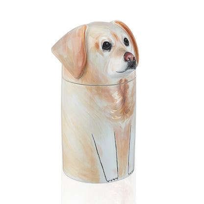 Hand-painted Custom Cat Memorial Urn, Personalized Ceramic Pet Urn for Ashes
