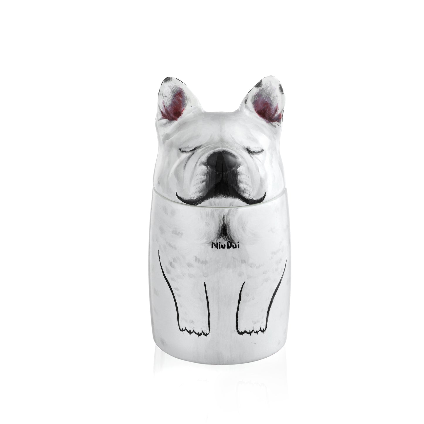 Custom Hand-painted Ceramic Urn for Dog - A Beautiful Tribute to Your Pet