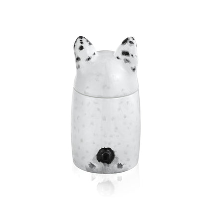 Custom Hand-painted Ceramic Urn for Dog - A Beautiful Tribute to Your Pet