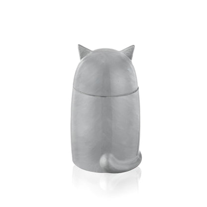 Personalized Hand-Painted Cat Memorial Urn, Ceramic Urn For Pet