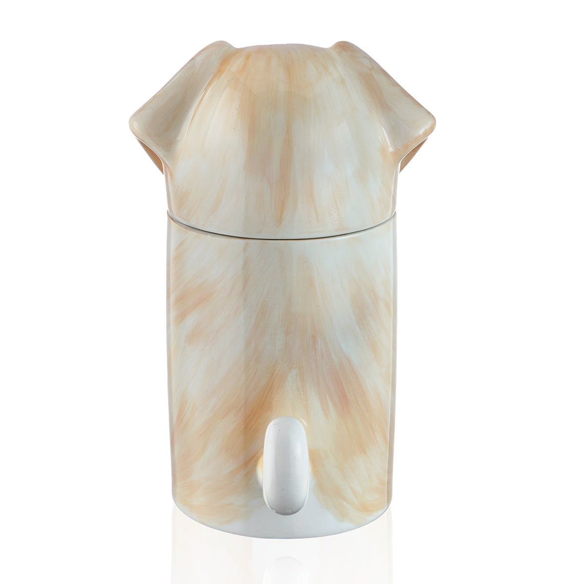 Hand-painted Custom Cat Memorial Urn, Personalized Ceramic Pet Urn for Ashes