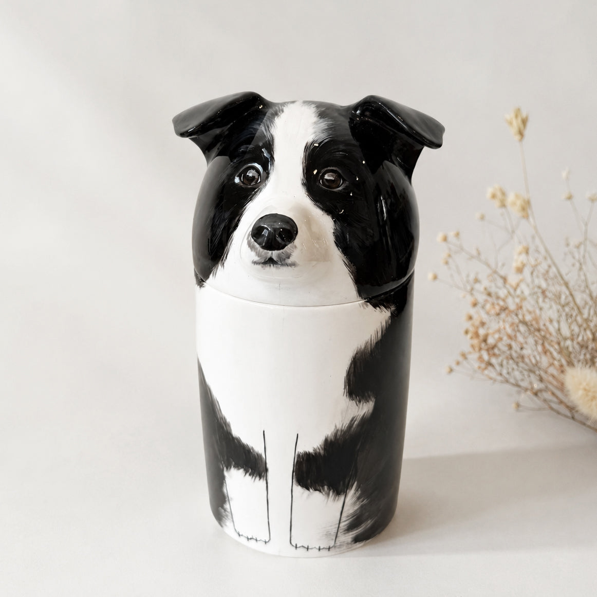 Personalized Cremation Dog Urn - Dog Portrait Memories Gift for Pet Lovers