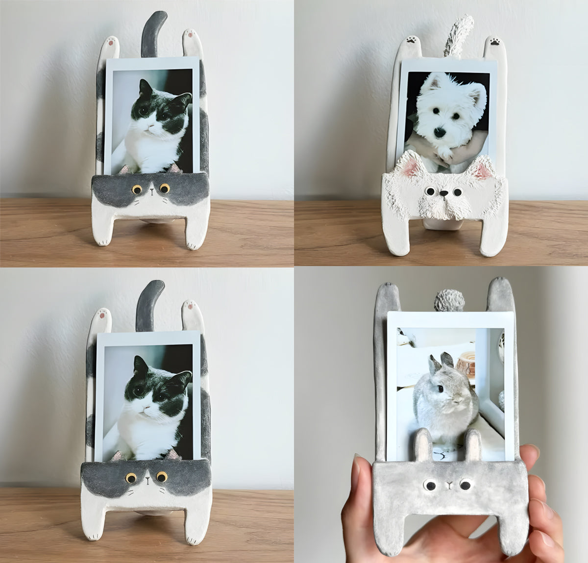 Personalized Pet Photo Frame - Hand-painted Pet Memorial Desktop for Birthday Gift